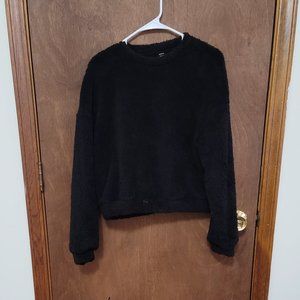 Shein Crop Solid Drop Pullover : XL